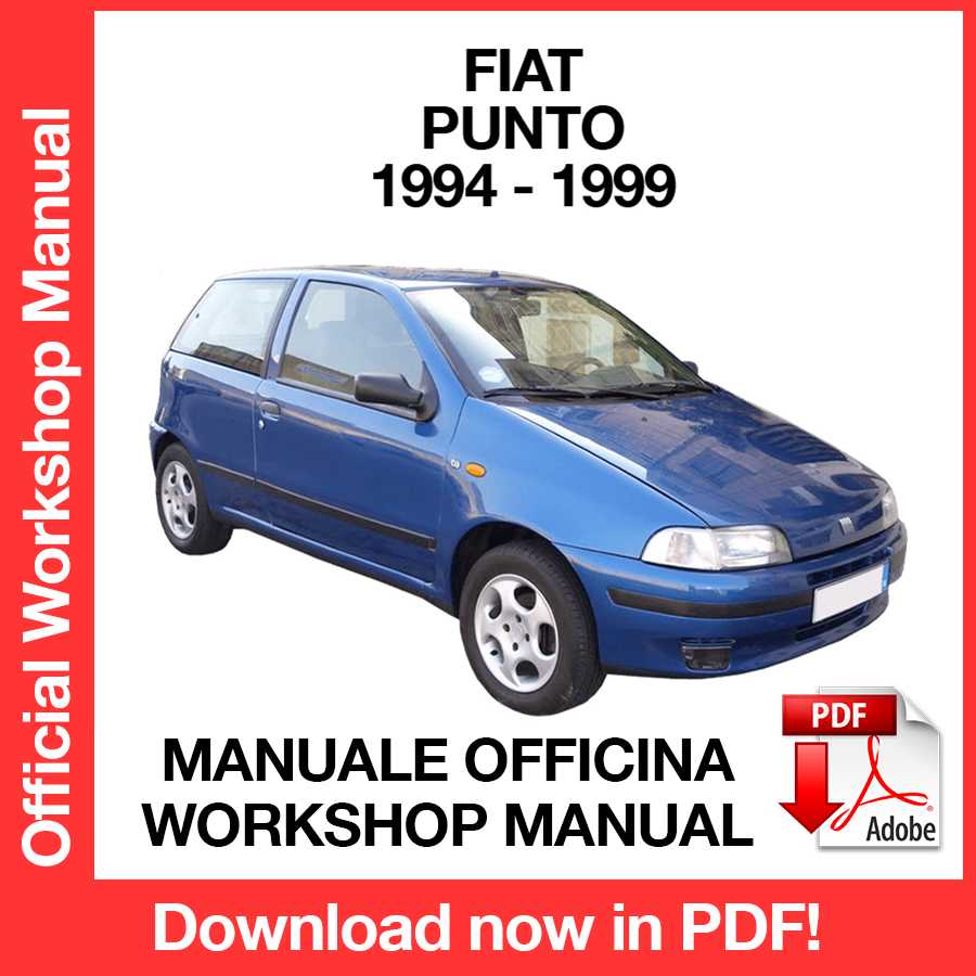 Workshop Manual Fiat Punto 176 (1994-1999) (EN)