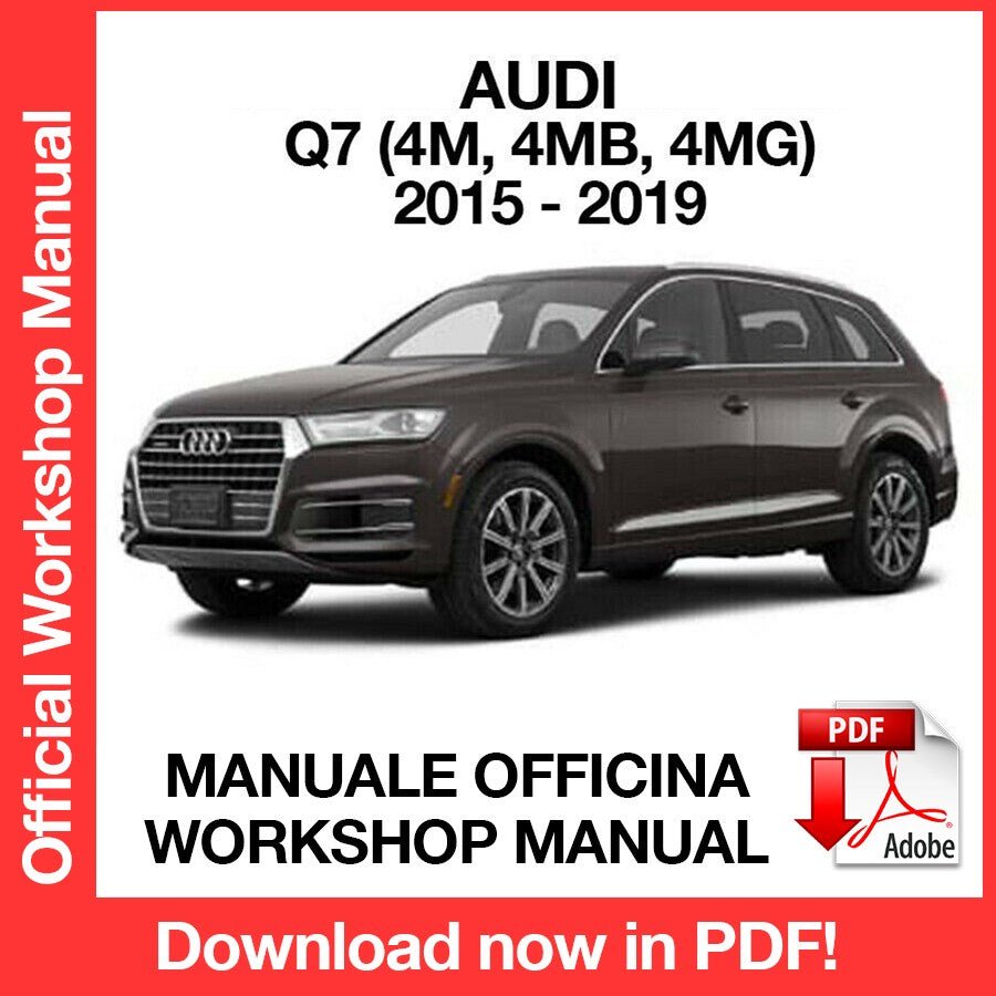WORKSHOP MANUAL AUDI Q7 (2015-2019) (EN)