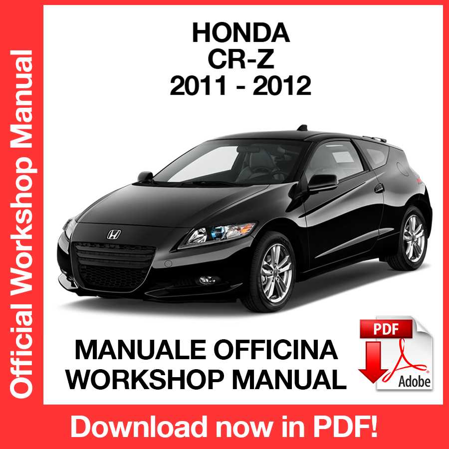 Workshop Manual Honda CR-Z (2011-2012) (EN)