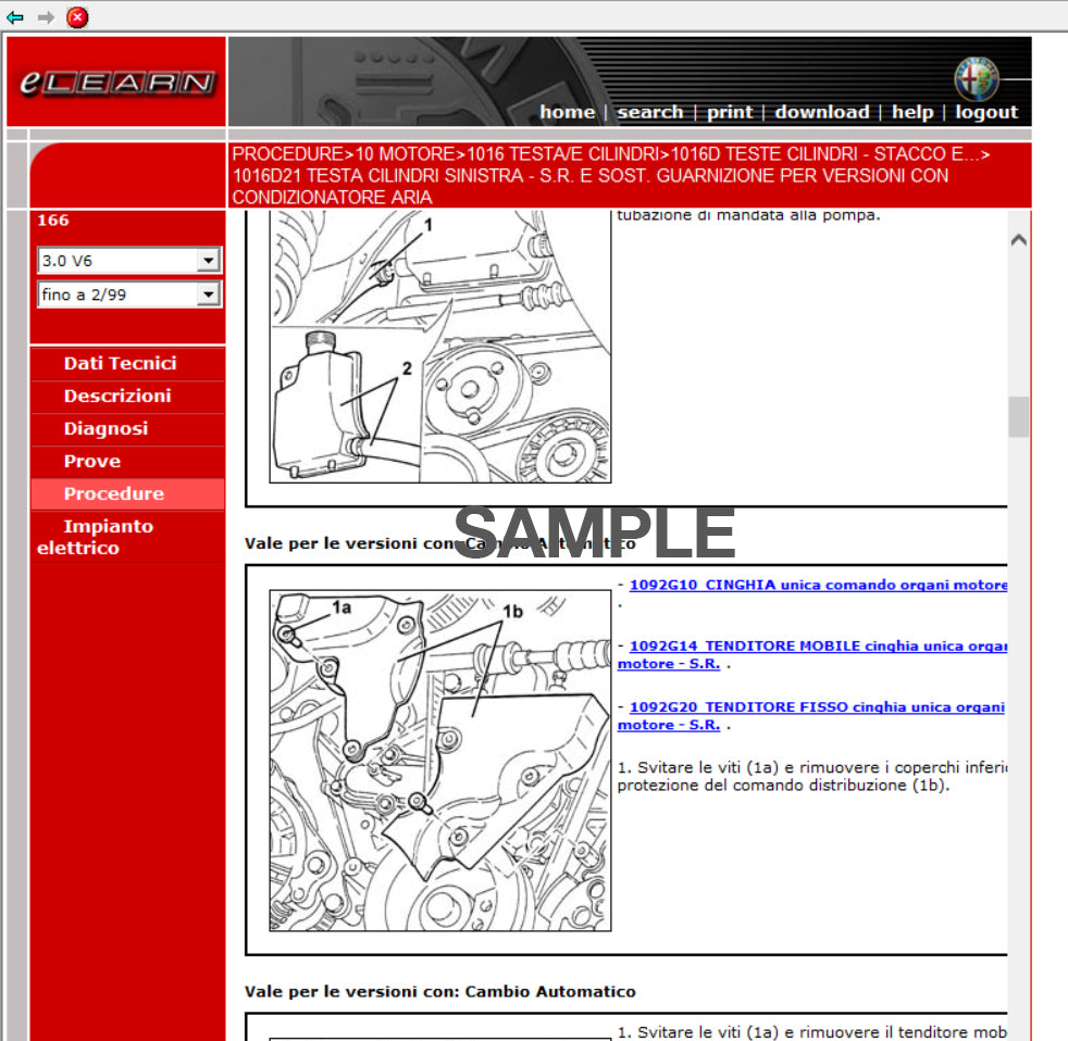 WORKSHOP MANUAL ALFA ROMEO SPIDER (ITA) (EN)