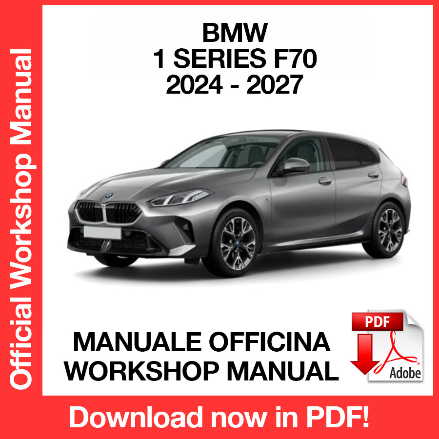 Manuale Officina BMW Serie 1 F70 (2024-2027) (EN)