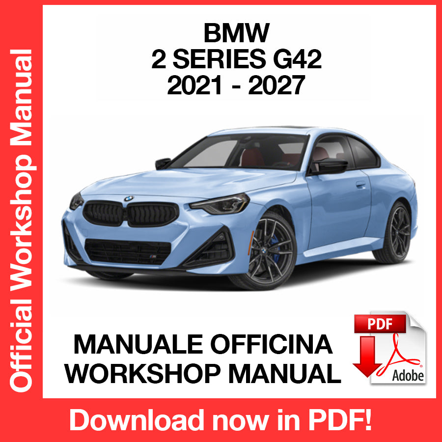 Manuale Officina BMW Serie 2 G42 Coupe (2021-2027) (EN)