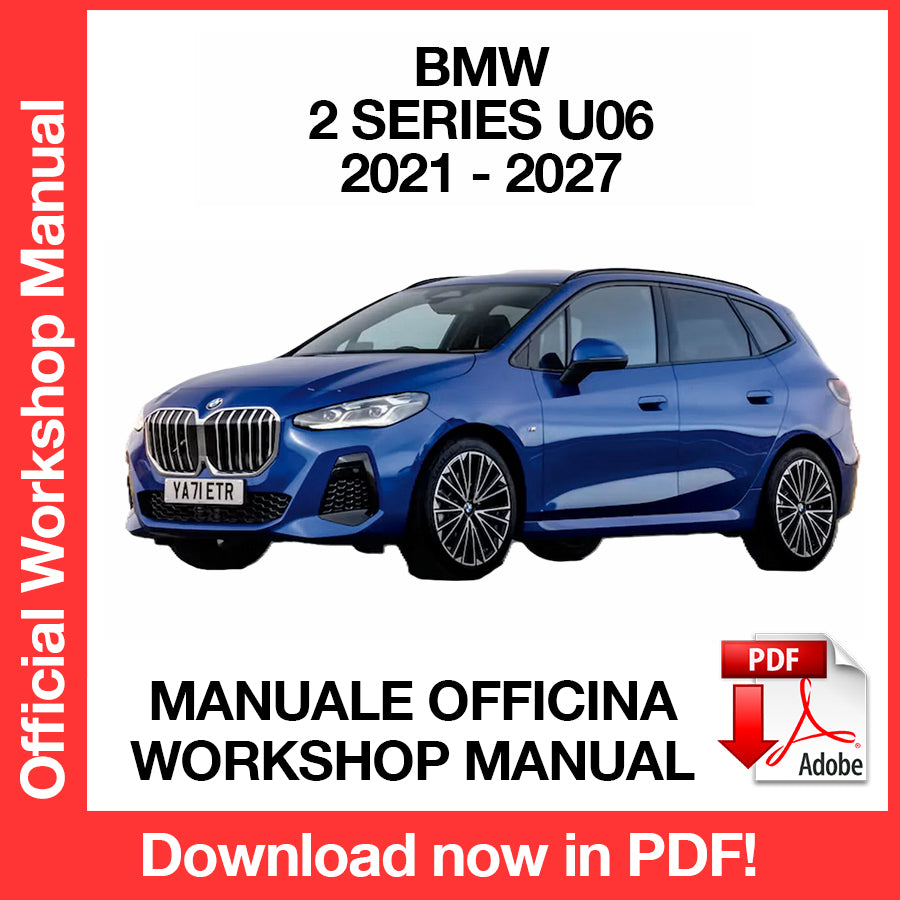 Manuale Officina BMW Serie 2 U06 Active Tourer (2021-2027) (EN)