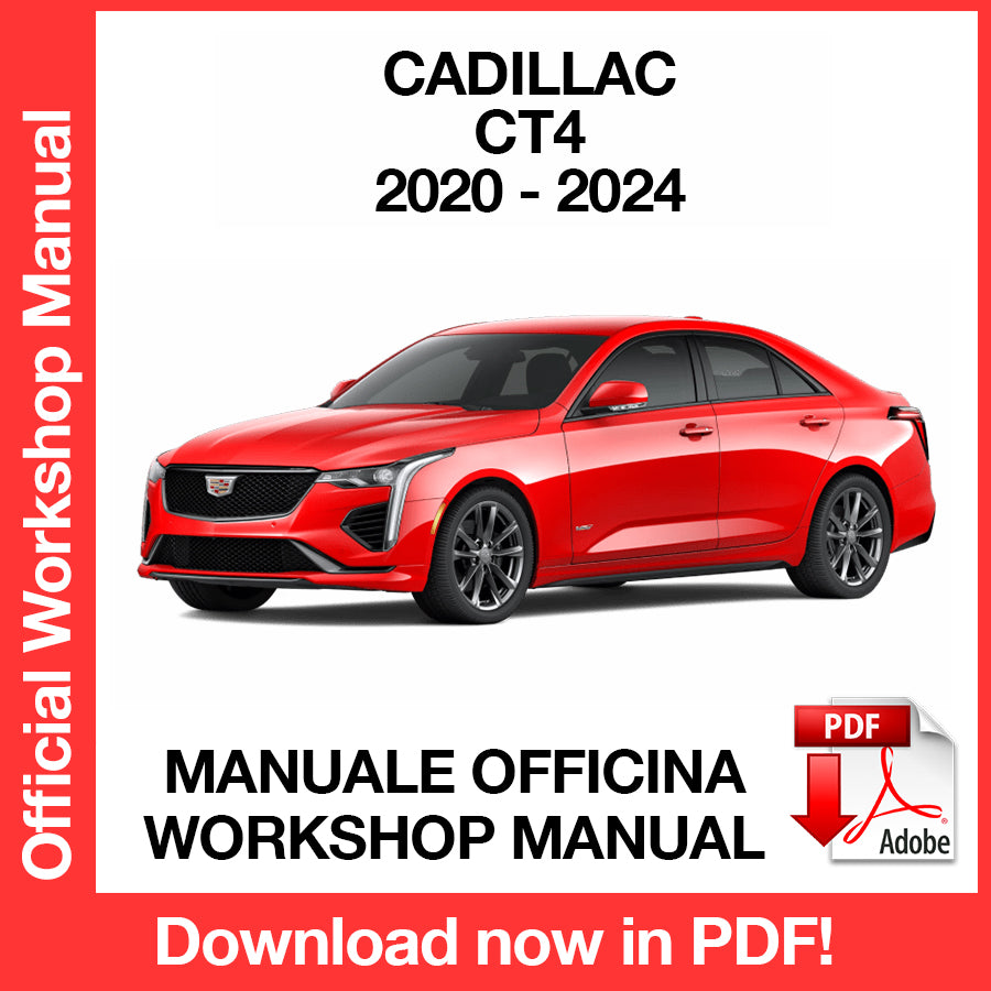 Manuale Officina Cadillac CT4 (2020-2024) (EN)