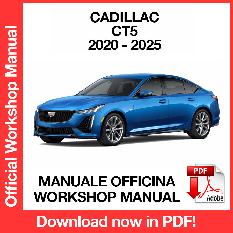 Manuale Officina Cadillac CT5 (2020-2025) (EN)