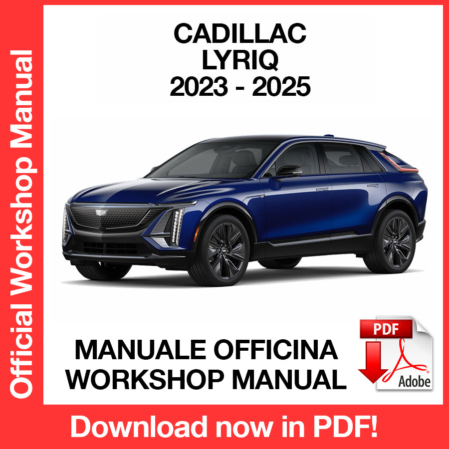 Manuale Officina Cadillac Lyriq (2023-2025) (EN)