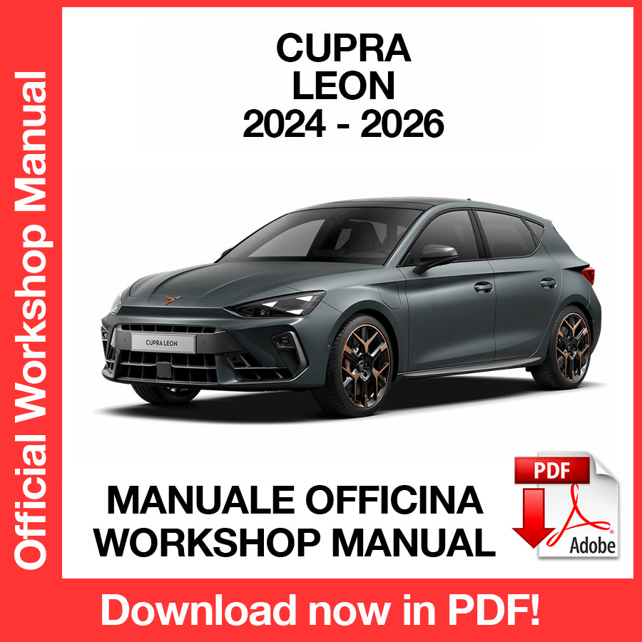 Manuale Officina Cupra Leon (2024-2026) (EN)