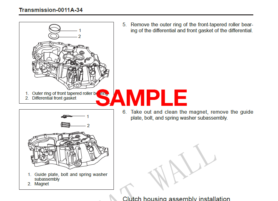 Workshop Manual Great Wall Haval M4 (2013-2017) (EN)