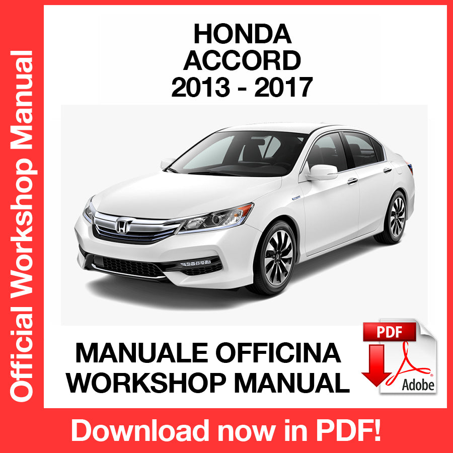 Manuale Officina Honda Accord (2013-2017) (EN)