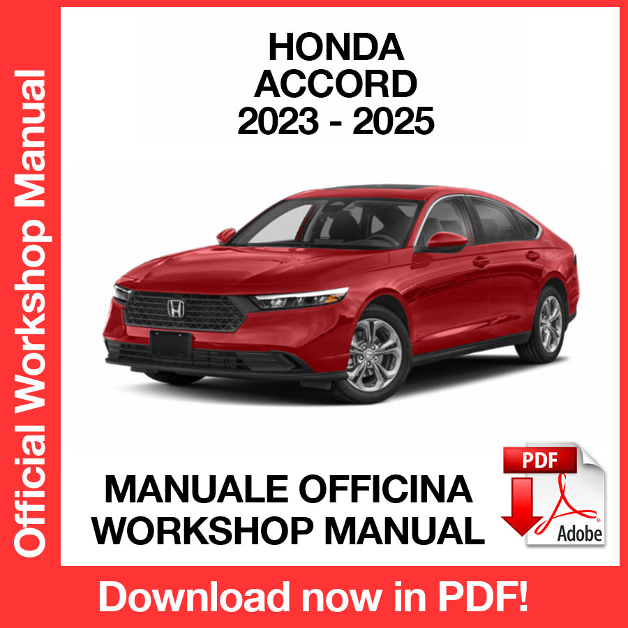 Manuale Officina Honda Accord (2023-2025) (EN)