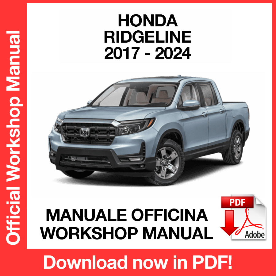 Manuale Officina Honda Ridgeline (2017-2024) (EN)