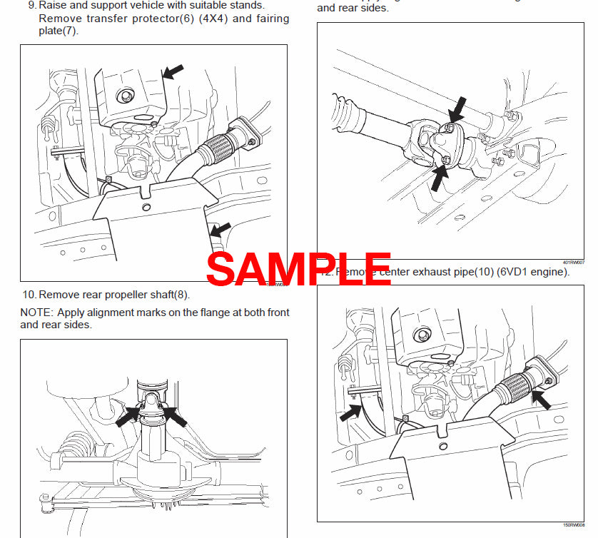 Workshop Manual Isuzu D-Max /MU-X (2017-2020) (EN)