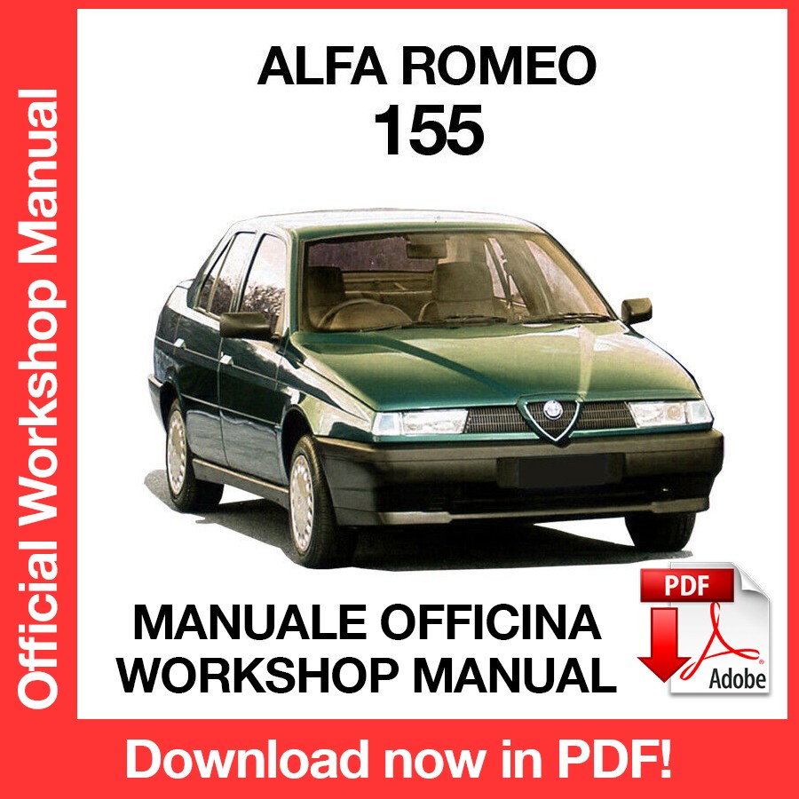 MANUALE OFFICINA ALFA ROMEO 155 (EN)