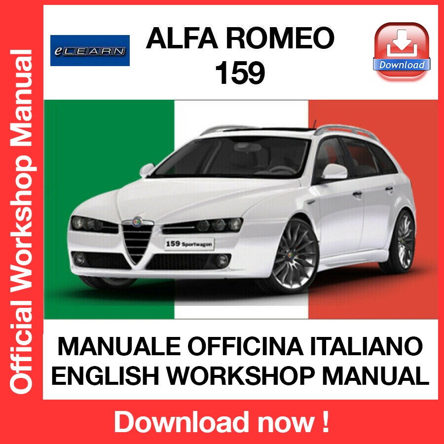 MANUALE OFFICINA ALFA ROMEO 159 (ITA) (EN)