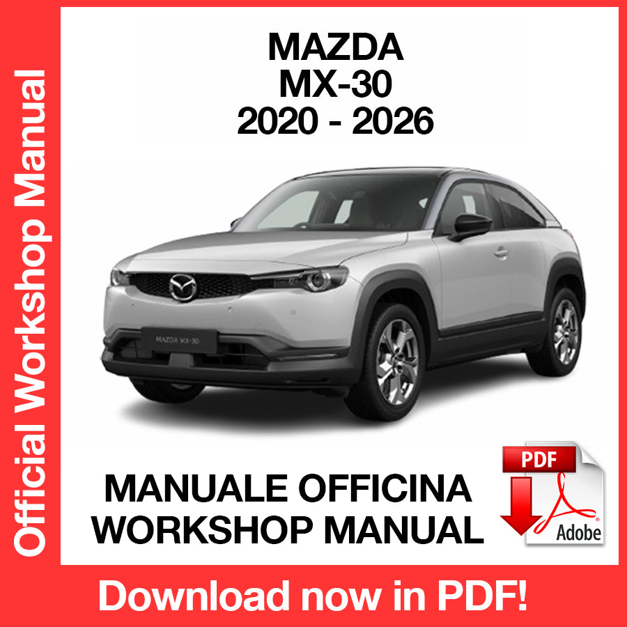 Manuale Officina Mazda MX-30 (2020-2026) (EN)