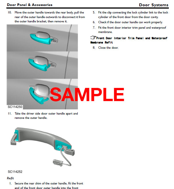 Workshop Manual Saic MG EHS (2020-2024) (EN)