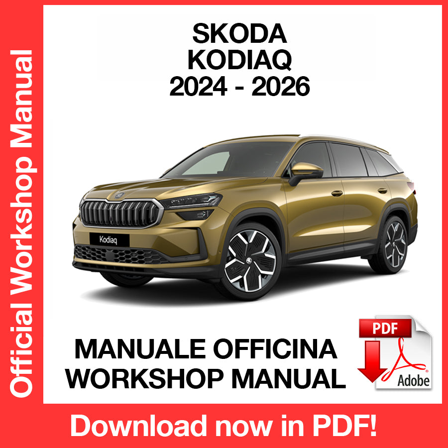 Manuale Officina Skoda Kodiaq (2024-2026) (EN)