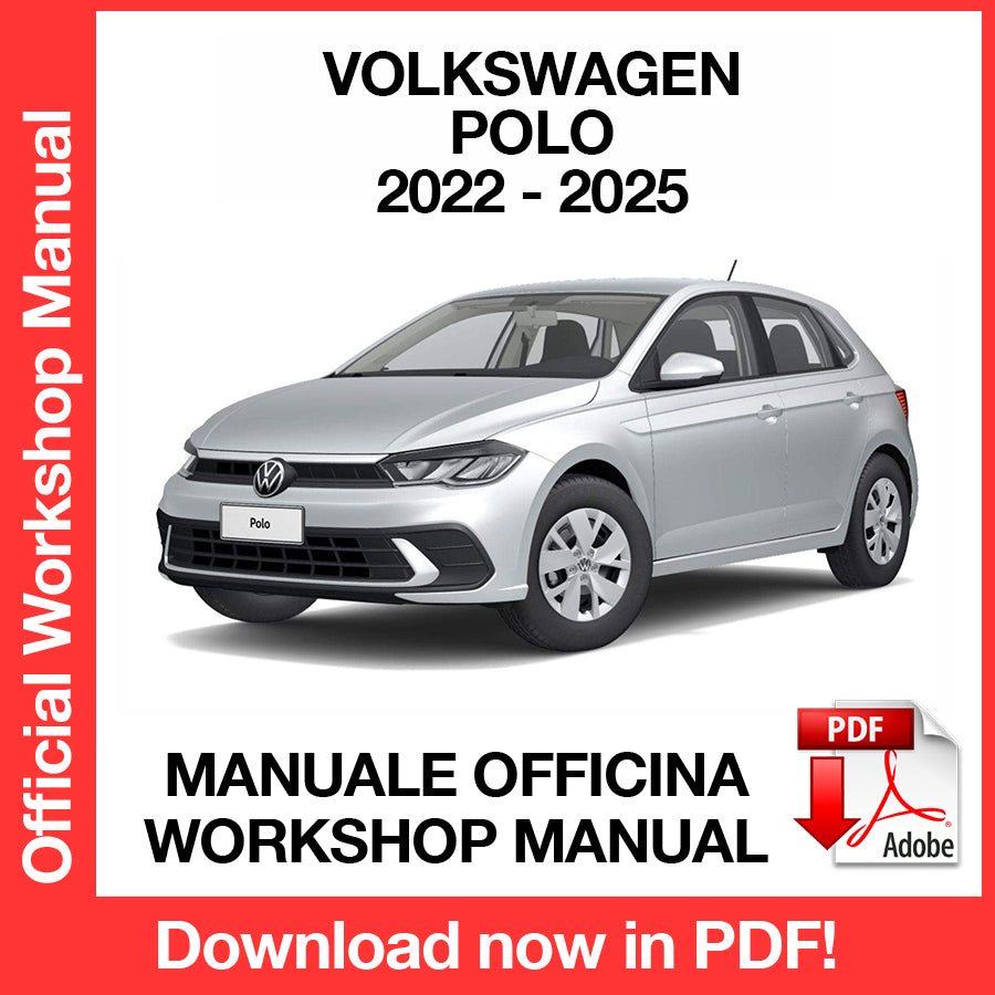 Manuale Officina Volkswagen Polo (2022-2025) (EN)
