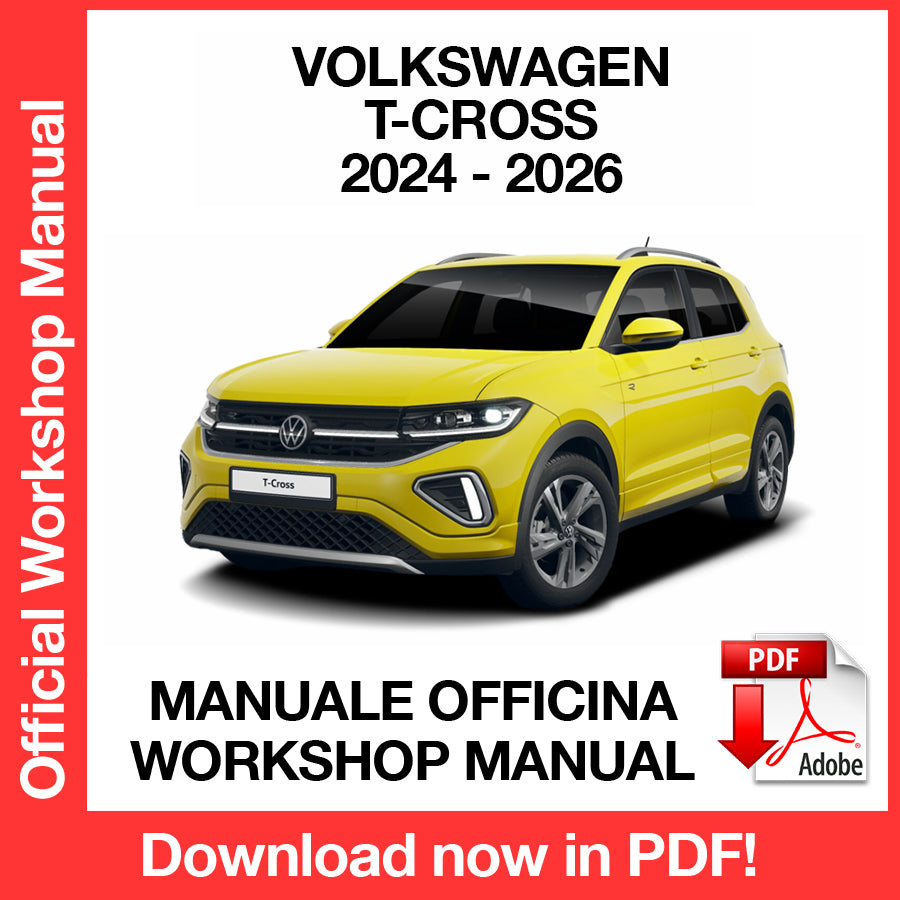 Workshop Manual Volkswagen T-Cross (2024-2026) (EN)