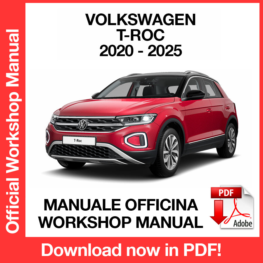 Workshop Manual Volkswagen T-Roc (2020-2025) (EN)