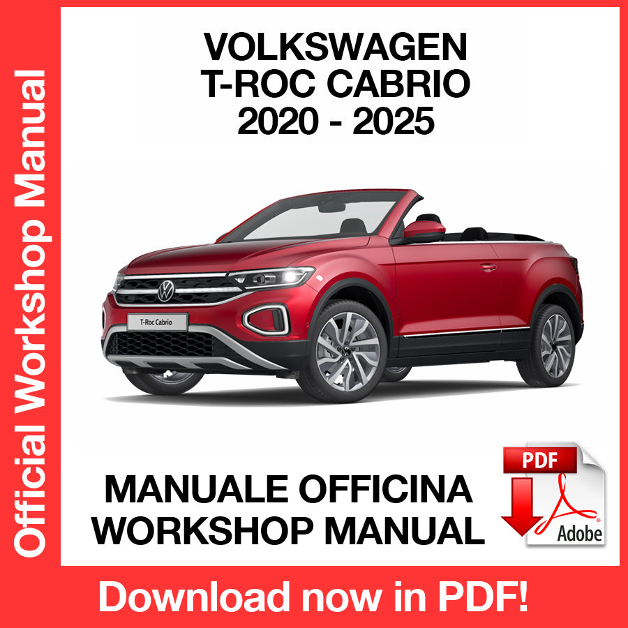 Workshop Manual Volkswagen T-Roc Cabrio (2020-2025) (EN)