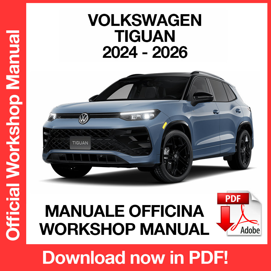 Workshop Manual Volkswagen Tiguan (2024-2026) (EN)