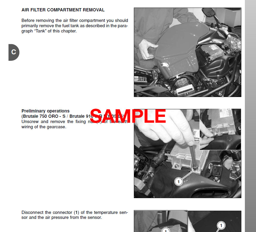 Workshop Manual - MV Augusta Brutale 675 800 (2014) (EN)