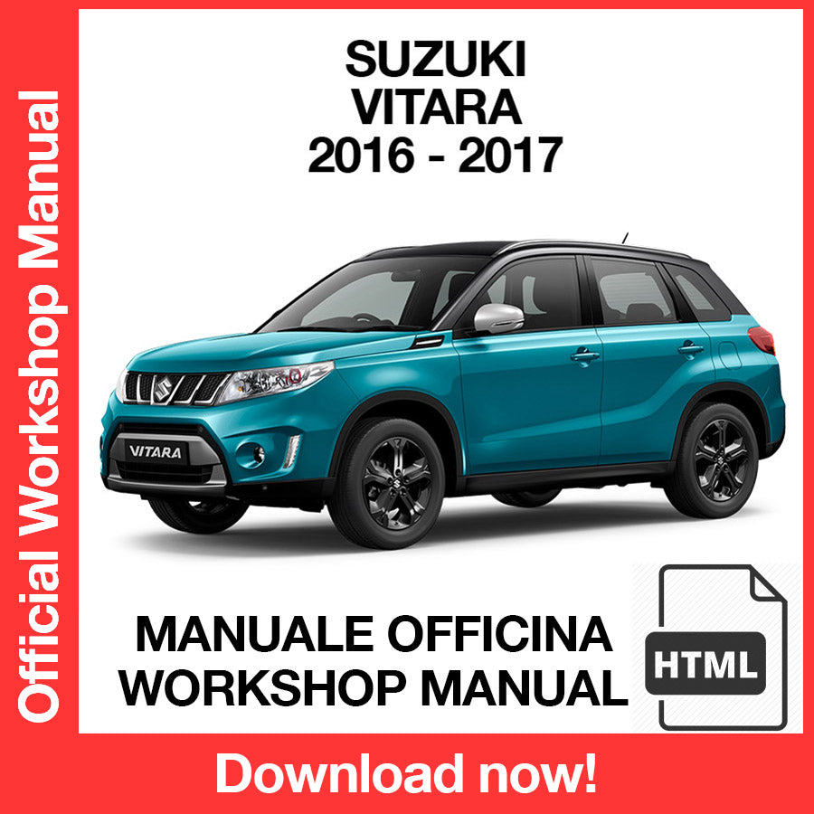 Manuale Officina Suzuki Vitara (2016-2017) (EN)