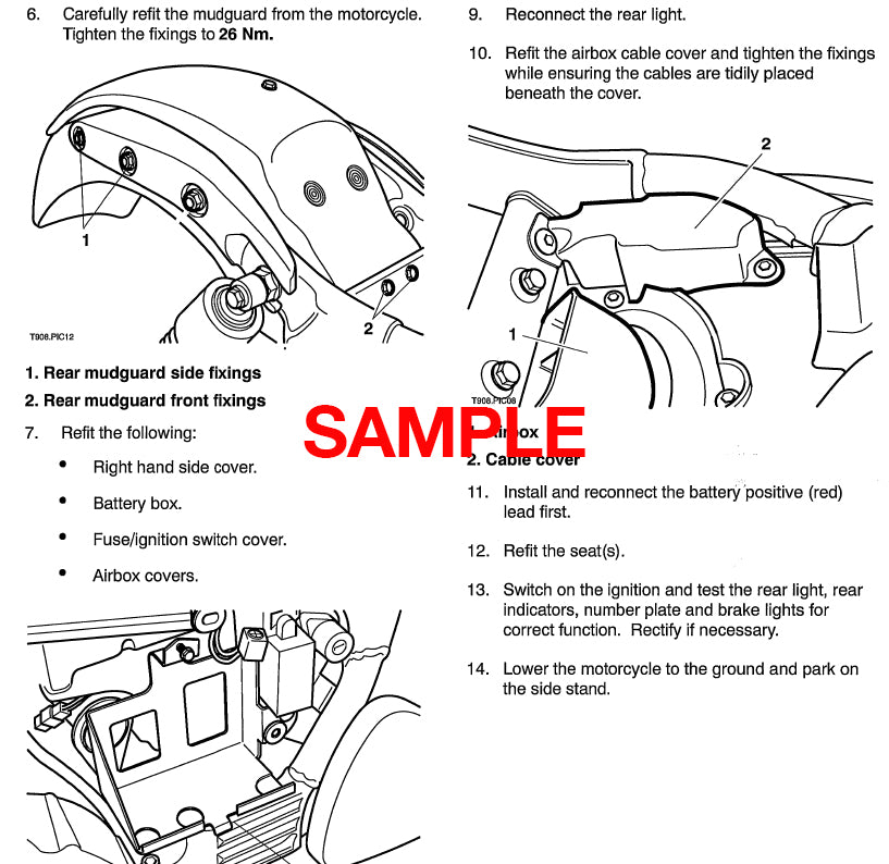 Workshop Manual - Triumph Boneville (2006) (EN)